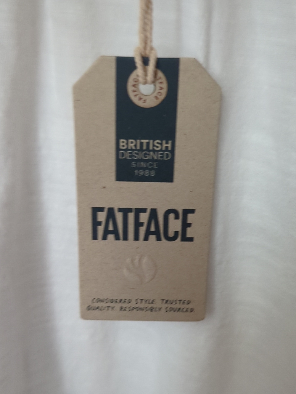 Fatface Ally White Embroidered Sleeve Top NWT Size 8 - Picture 10 of 13
